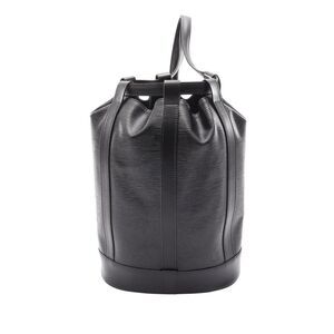 Pre Loved louis vuitton Women Black Backpack